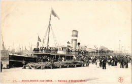 CPA Boulogne-sur-Mer Bateau D'Excursion Ships (1279974) - Boulogne Sur Mer