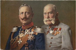 Wilhelm II Und Franz-Josef Von Österrreich - Royal Families