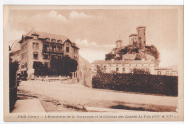 Foix - L'Hostellerie De La Barbacane Et Le Château Des Comptes De Foix - Foix