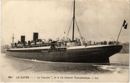 CPA Le Havre Paquebot La Touraine Ships (1390844) - Non Classés