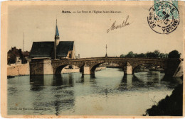 CPA Sens Le Pont Et Eglise St-Maurice (1391135) - Sens