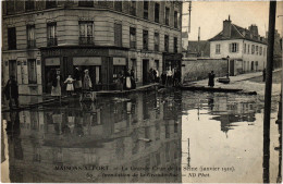 CPA Maisons-Alfort Grande Rue Inondations (1391290) - Maisons Alfort