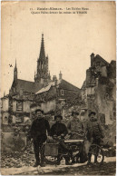 CPA Alsace Thann Ruines Quatre Poilus Guerre (1390524) - Thann