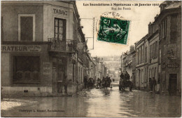 CPA Montereau Rue Des Fossés Inondations (1390909) - Montereau