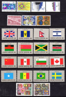 UNITED NATIONS UN NEW YORK - 1983 COMPLETE YEAR SET (25V) AS PICTURED FLAGS INCLUDED FINE MNH ** SG 401-425 - Ungebraucht