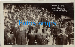 228911 ROYALTY EDWARDS VII UK MEMORIAL SERVICE 1910 POSTAL POSTCARD - Königshäuser