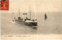 CPA Dieppe La France Au Large Ships (1390868) - Dieppe