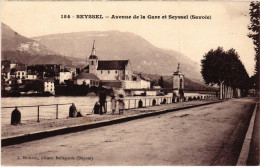 CPA Seyssel Avenue De La Gare Et Seyssel (1390696) - Other & Unclassified