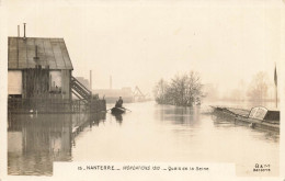 Nanterre * Carte Photo * Inondations De 1910 * Les Quais De La Seine * Crue - Nanterre