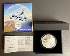 Beau Coffret 10€ BE, 2019. Aviation Et Histoire "Concorde". Monnaie De Paris. - Francia