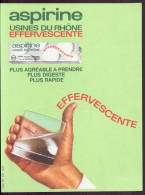 Publicitaire " Aspirine Effervescente " Au Verso Plan Taride Lilliput - Publicités