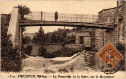 CPA Amplepuis La Passerelle De La Gare (1390547) - Amplepuis