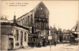 CPA Ham Eglise Et Abbaye Guerre (1390989) - Ham