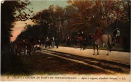 CPA Foret De Fontainebleau Chasse A Courre Apres Le Rapport Hunting (1390934) - Fontainebleau