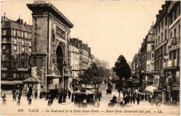 CPA Paris 10e Bd Et Porte St-denis (1390800) - Distrito: 10