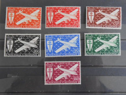 NOUVELLE-CALEDONIE YT PA 46/52 SERIE DE LONDRES** - Unused Stamps