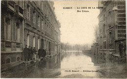 CPA Elbeuf Rue Thiers Inondations (1390842) - Elbeuf