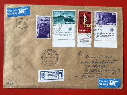 Enveloppe 1ier Jour Envoyée En Recommandée à Brive En 1967 Par Avion - Storia Postale