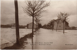 CPA Nanterre Bd Thiers Inondations (1391187) - Nanterre