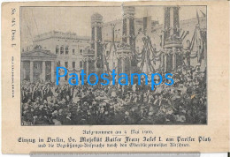 228912 GERMANY BERLIN ROYALTY SR MAJESTY EMPEROR FRANZ JOSEF I 1900 POSTAL POSTCARD - Sonstige & Ohne Zuordnung