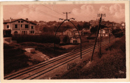 CPA Pays Basque Guéthary Vue Générale Voie Ferrée (1390162) - Guethary