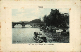 CPA Paris 1e Pont Royal Et Le Louvre (1390795) - Bridges