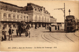 CPA Lyon Gare Des Brotteaux Station Des Tramways (1390563) - Otros & Sin Clasificación