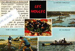 La Pêche Aux Moules Avec Parc Et Calibrage ; Timbrée De La Baule En 1968 ; éditeur: Urseau à Angers ( Recette - La Baule-Escoublac