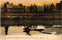 CPA Foret De Fontainebleau Chasse A Courre Bat-l'eau Hunting (1390931) - Fontainebleau