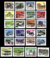 China 1995~1999 R28/R29 Definitive Stamps — Great Wall Complete Sets 24v MNH - Nuevos