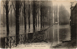 CPA Melun Quai De La Courtille Inondations (1390901) - Melun