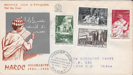 MAROC SOLIDARITÉ 1954-1955 - Morocco (1956-...)