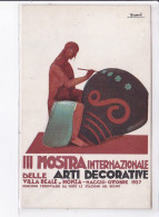 PUBLICITE : Monza - 3ème Mostra Internazionale Delle Arti Decorative 1927 (NIZZOLI) - Très Bon état - Publicidad