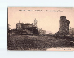 VIVIERS SUR RHONE : Cathédrale Et La Tour Du Château Vieux - Très Bon état - Viviers