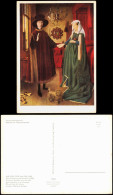 Künstlerkarte Gemälde JAN VAN EYCK Die Verlobung Des Arnolfini (1434) 1967 - Malerei & Gemälde