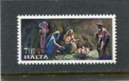 MALTA - 1977  7c+1c  CHRISTMAS   MINT NH - Malta