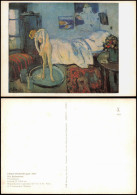 Ansichtskarte  Künstlerkarte DDR Maler PABLO PICASSO Die Badewanne 1971 - Paintings