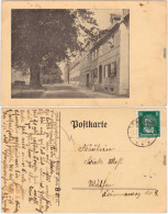 Ansichtskarte  Häuserfront Und Baum 1928 - Zu Identifizieren