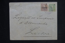 GUINÉE PORTUGAISE - Enveloppe Du Consulat Allemmand Pour Lisbonne En 1909 - L 152510 - Guinée Portugaise