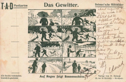 ECOLES _S28857_ Das Gewitter - TAD Postkarten - Auf Regen Folgt Sonnenschein Delmas'sche Hilfsbilder - School