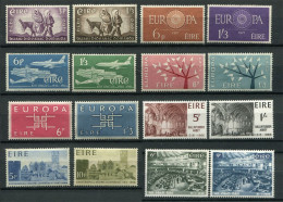 Ireland 1960-69. 16 Stamps In Complete Sets - ALL MINT (MNH**) - Ongebruikt