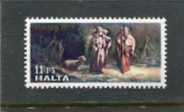 MALTA - 1977  11c+1.5c  CHRISTMAS   MINT NH - Malte