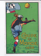 PUBLICITE : Coupe Du Monde De Football FIFA En 1938 Illustré Par Joe BRIDGE - Très Bon état - Publicidad