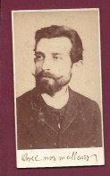 120524B - PHOTO CDV L FOURRIER BORDEAUX Rue De Candale 2 - Homme Moustache Et Barbe - Anciennes (Av. 1900)