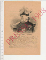 Portrait Amiral (Louis Victor) Alquier Elève Ecole Navale Nécrologie + Bock (boisson Bière) Flute Honoré Letron Paris - Unclassified