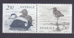 1986 Sweden 1376-1377Paar Birds - Albatros