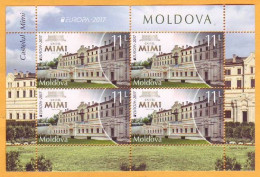 2017 Moldova Moldavie Moldau H-Blatt Europa - Cept  Castle. Mimi. Bulboaca - Moldova