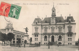65 Tarbes Place De La République , La Nouvelle Mairie Et Hotel Des Postes Poste PTT CPA - Tarbes