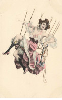 N°23911 - Illustrateur - MM Vienne N°105 - Jeune Femme En Tenue Légère Se Balançant En Tenant Une Clé  - Vienne