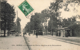 Rueil * L'avenue De Paris * Station De Tram Tramway De La Malmaison * Ligne Chemin De Fer Rails - Rueil Malmaison